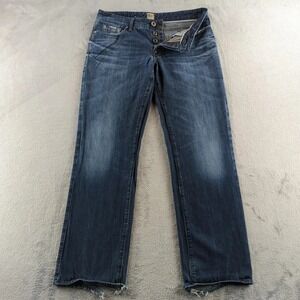 Hugo Boss Jeans 36x32* Blue Faded Orange31 Whiskers Grunge Punk Wide Baggy Y2K
